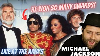 Michael Jackson At The American Music Awards 1984  Reaction [upl. by Ahcmis]