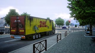 Old DHL Trailer  Truckers Of Europe 3  Android Gameplay [upl. by Nanerb]