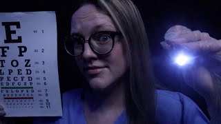 ASMR Cranial Nerve Exam but Somethings Wrong 👀  medicaldoctor roleplay typing light triggers [upl. by Ettenav]