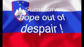 Slovenian Anthem with english lyrics [upl. by Balliett331]