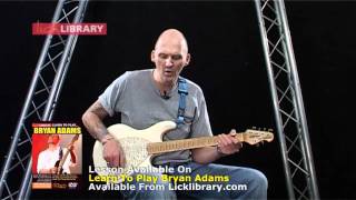 How To Play Summer Of 69 By Bryan Adams  Intro Guitar Lesson With Jamie Humphries Licklibrary [upl. by Mercorr]