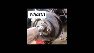 Stubborn Axle nut removal [upl. by Enilekaj]