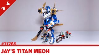 CONSTRUCTION LEGO Ninjago  Jays Titan Mech FR [upl. by Fionna]