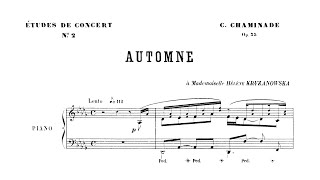 Chaminade  Etude Op 35 No 2 Takashi Sato [upl. by Esiralc]