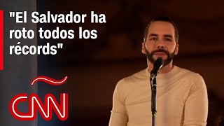 Discurso completo de Bukele para proclamarse ganador de las elecciones presidenciales en El Salvador [upl. by Carlynn522]