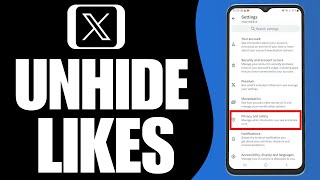 How to Unhide Likes on X 2024 1 MINUTE Tutorial [upl. by Enieledam]