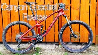 2015 Canyon Spectral AL 70  HandsOn Review with testride [upl. by Geirk]