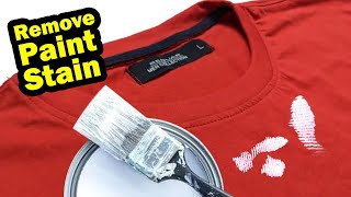 How to remove enamel paint from clothes  Effective Method [upl. by Donnie]