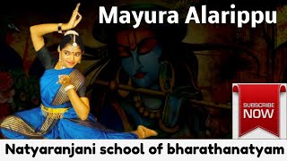 Mayura Alarippu  Mishra Chappu  Natyaranjani School Of Bharathanatyam [upl. by Sucirdor549]