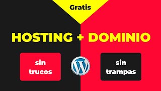 😎Hosting y Dominio GRATIS para WordPress SIN publicidad ✅Calidad 1 Año [upl. by Baun]