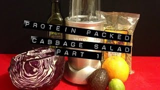 Nutribullet Protein Packed Cabbage Salad Nutriblast Recipe Part 1 [upl. by Jarrad45]