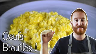 Recette des Oeufs Brouillés Parfaits celle des restaurants étoilés ⭐ [upl. by Yorker]