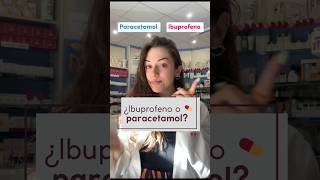 ¿Ibuprofeno o paracetamol 💊 ibuprofeno paracetamol farmacia esteoeste alfa trendingshorts [upl. by Llenyar]