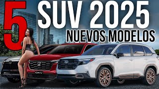 ✅ 5 MEJORES SUV COMPACTAS para 2025  NUEVOS MODELOS [upl. by Akemrej]