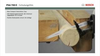 Tutorial Säbelsäge PSA 700 E von Bosch [upl. by Gustafsson]