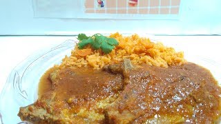 CHULETA EN SALSA DE CHIPOTLE [upl. by Nirtiak]