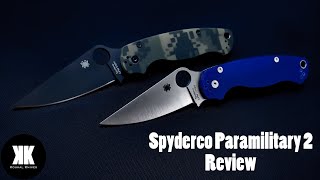 Spyderco Paramilitary 2 Review  Why So Popular [upl. by Yur697]