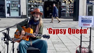 GYPSY QUEEN Busking in Southampton UK [upl. by Eldnar]