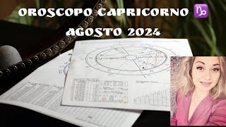 Oroscopo Capricorno per Agosto 2024 con Mercurio Retrogrado [upl. by Cadman]