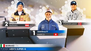 Mens Super G  Highlights  Bormio ITA  2023 [upl. by Ivek849]