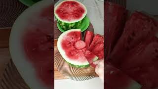 Como cortar melancia fruta shortsyoutube shortsvideo [upl. by Matuag]