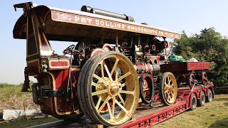 Steam Traction Engines at Haddenham Rally 2023 [upl. by Nesahc413]