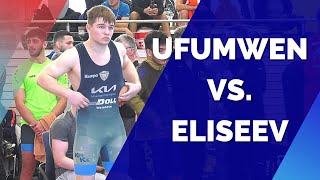 🤼‍♂️  Wrestling  BaWüM Juniors Freestyle  86kg Round 1  Lawrence Ufumwen vs Nikita Eliseev [upl. by Button147]