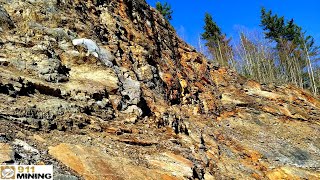 Huge Quarry With Oxidized amp Mineralized Argillitic Veins [upl. by Jensen]