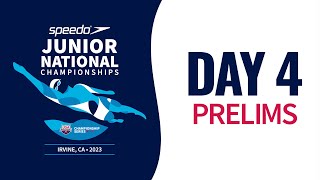 Day 4 Prelims  2023 Speedo Junior National Championships [upl. by Mathis]