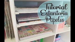 TUTORIAL ESTANTE DE PAPELES SUPER ECONOMICO [upl. by Elie]