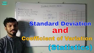 Standard Deviation and Coefficient of Variation I HSC statistics I BBA Statistics I Bangla tutorial [upl. by Eigna]