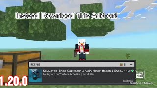 Tree Capitator amp Vein Minner MCPE  Addons 1200 [upl. by Kokoruda]