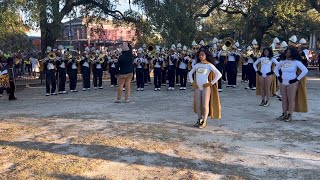 Greenville High School Marching Band 2024 Pre Orpheus Parade In New Orleans [upl. by Nnod]