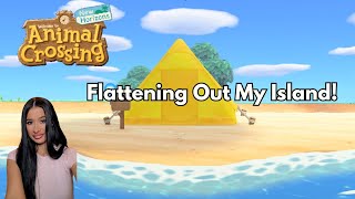 Animal Crossing Flattening Out My Island and Planning Mocha [upl. by Iron257]