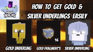 How to easily get Gold amp Silver Underlings High Realms  ROBLOX [upl. by Manus]