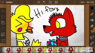 Mangle x Foxy  Part 1 Season 1  ANIMATION Flipaclip NEWOldsorry [upl. by Geldens933]