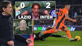 LazioInter 02  Tramontana Marcello con lInter non parli mai di calcio Il merito a Inzaghi [upl. by Ihsir]