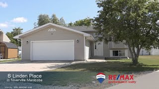 House for Sale at 6 Linden Place in Niverville Manitoba [upl. by Lindemann]