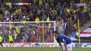 Watford v Leicester Play off semi final 2nd leg May 2013 [upl. by Tavia]