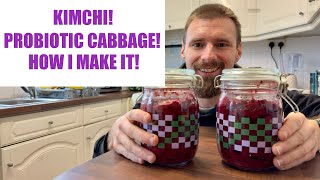 How I make kimchi probiotic cabbage [upl. by Kal506]