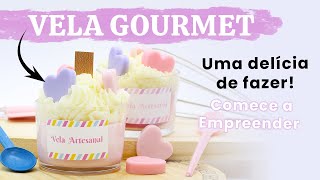 Vela Gourmet  Aprenda a fazer essa Vela Artesanal delíciosa [upl. by Harriett]