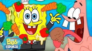 Bob Esponja  Os Momentos Mais ASTUTOS do Bob Esponja 🤫  Compilação de 60 Minutos  Português [upl. by Enibas]