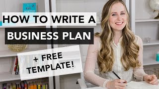 How to Write a Business Plan  Entrepreneurship 101 [upl. by Ahel474]