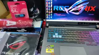 ថែមរហូតដឹកលែងអស់ ASUS ROG STRIX G17 G713RC [upl. by Suiratnauq]