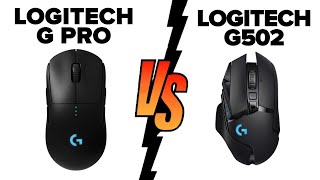 Logitech G Pro Wireless vs Logitech G502 LIGHTSPEED  Which Mouse Is Better [upl. by Beckerman277]