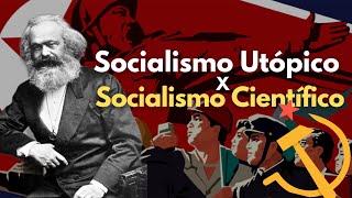 Socialismo Utópico x Socialismo Científico  Robert Owen  SaintSimon  Karl Marx [upl. by Hallagan708]