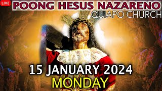 LIVE Quiapo Church Mass Today  15 January 2024 Monday HEALING MASS [upl. by Iatnohs]