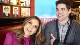 Shoshana Bean and Jeremy Jordan on Starring Together Waitress [upl. by Maure]