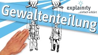 Gewaltenteilung einfach erklärt explainity® Erklärvideo [upl. by Aivax]