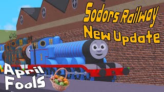 Sodors Railway New Update  APRIL FOOLS UPDATE [upl. by Nraa]